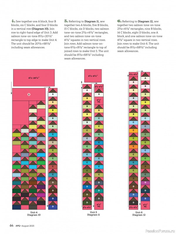 Коллекция проектов для рукодельниц в журнале «American Patchwork & Quilting №195 2025»