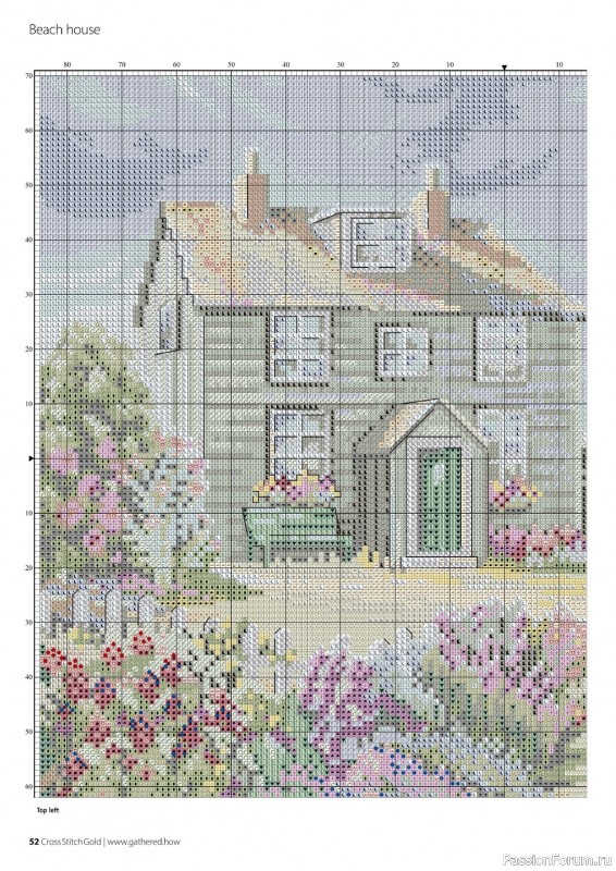 Коллекция вышивки в журнале «Cross Stitch Gold - Scenery Collection 2022»