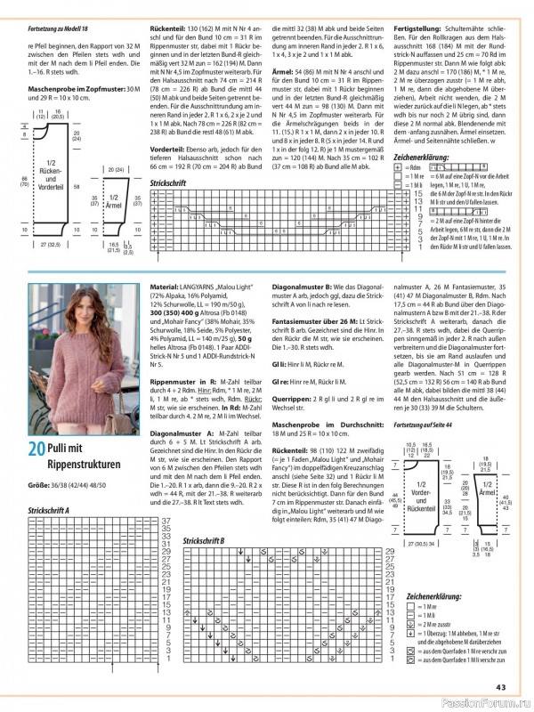 Вязаные модели в журнале «Sabrina German №9 2023»