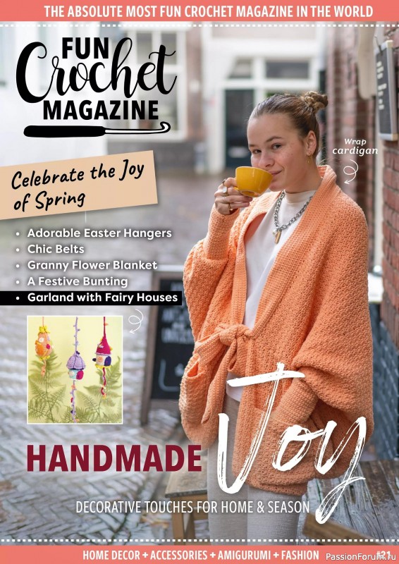 Вязаные проекты крючком в журнале «Fun Crochet Magazine №21 2025»
