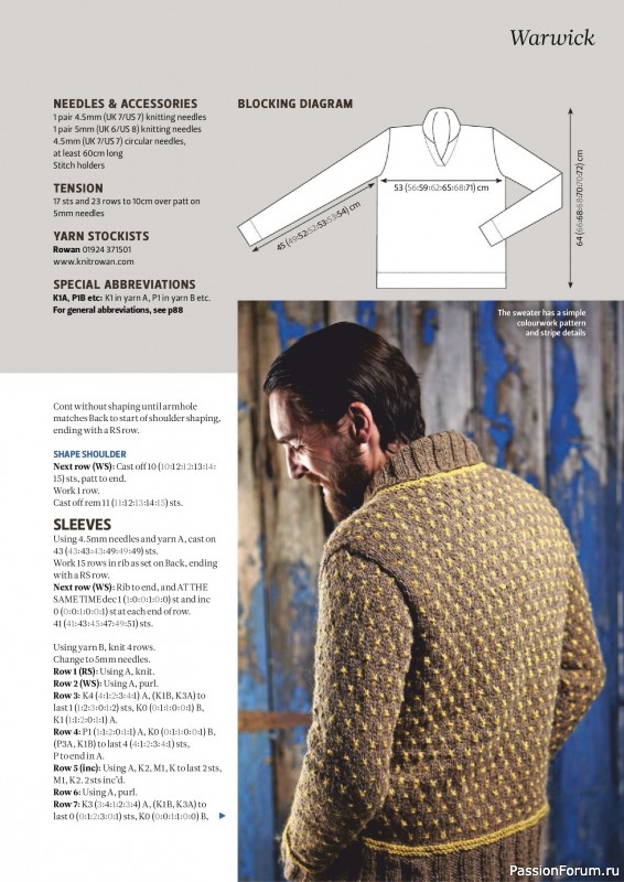 Вязаные проекты спицами в журнале «The Knitter №214 2025»