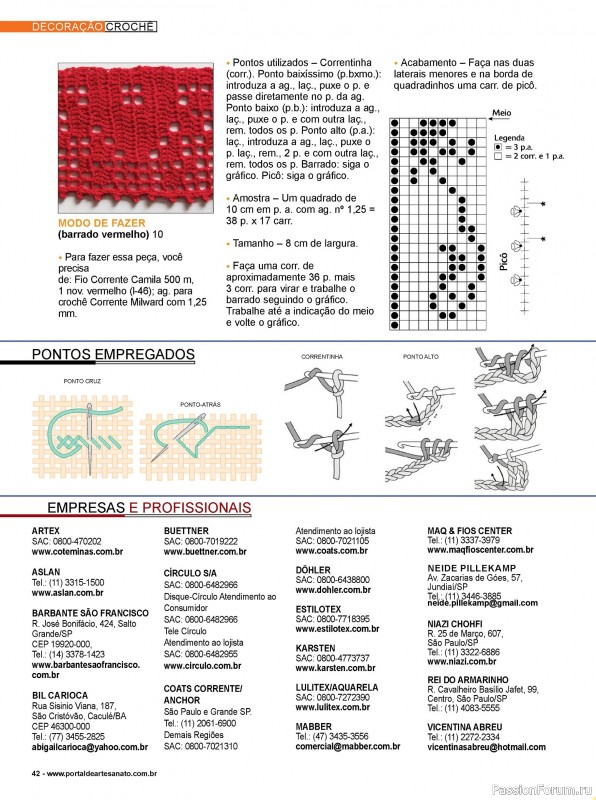 Вязаные проекты в журнале «Faca Facil Ponto Cruz - Dezembro 2024»