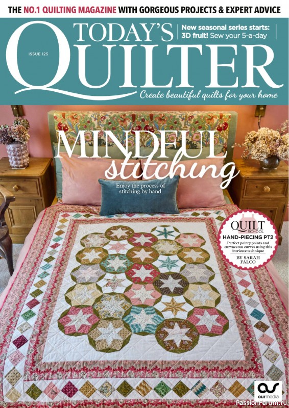 Коллекция проектов для рукодельниц в журнале «Todays Quilter №125 2025»