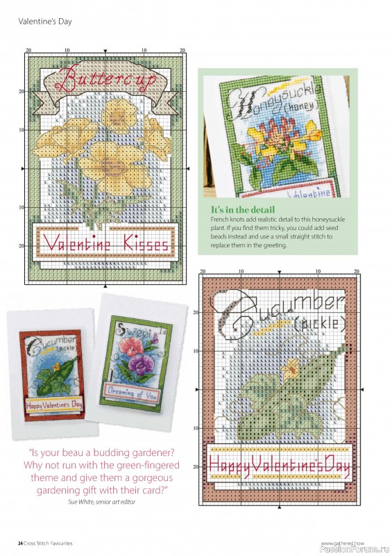 Коллекция вышивки в журнале «Cross Stitch Favourites - The Cards 2024»