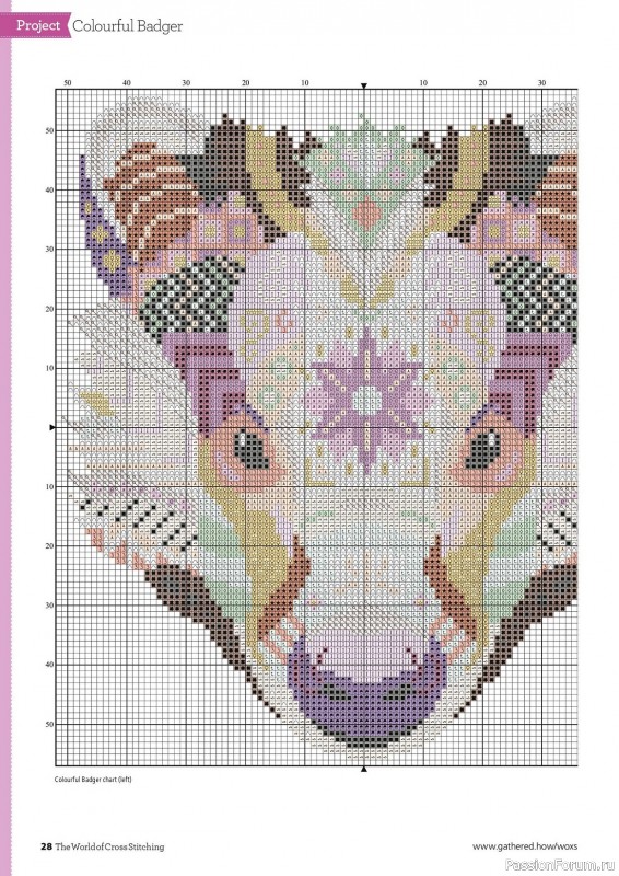 Коллекция вышивки в журнале «The World of Cross Stitching №336 2023»