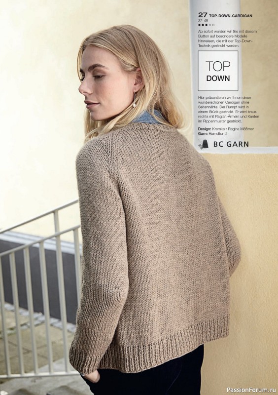 Вязаные модели в журнале «Burda Stricken №1 2020»