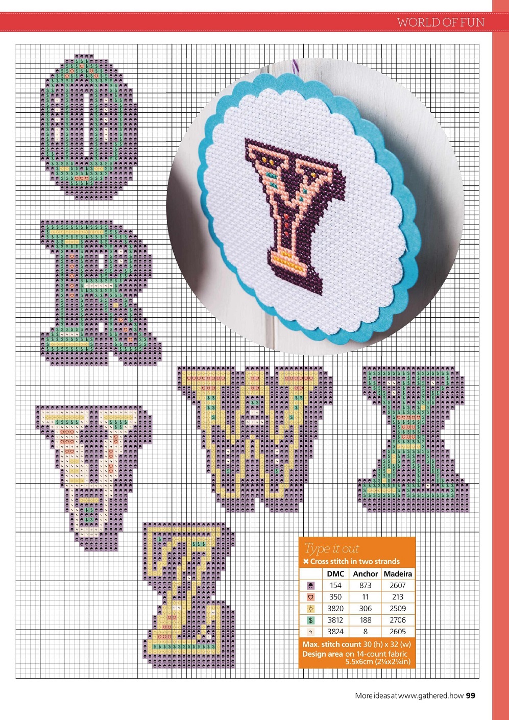 Журнал по вышивке крестом "Contemporary Cross Stitch Collection 2021"