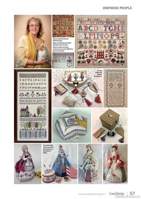 Коллекция вышивки в журнале «CrossStitcher №415 2024»