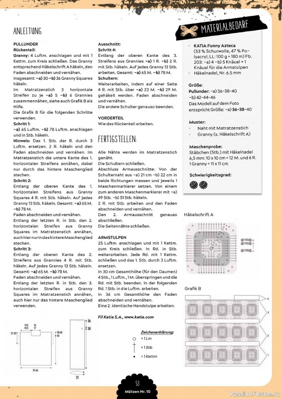 Вязаные проекты в журнале «Mutzen Schals & Co №10 2023»