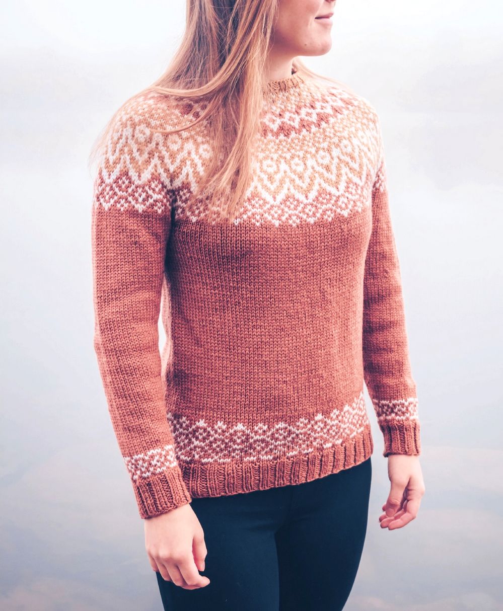 Коллекция вязаных моделей в книге «Icelandic Knits»