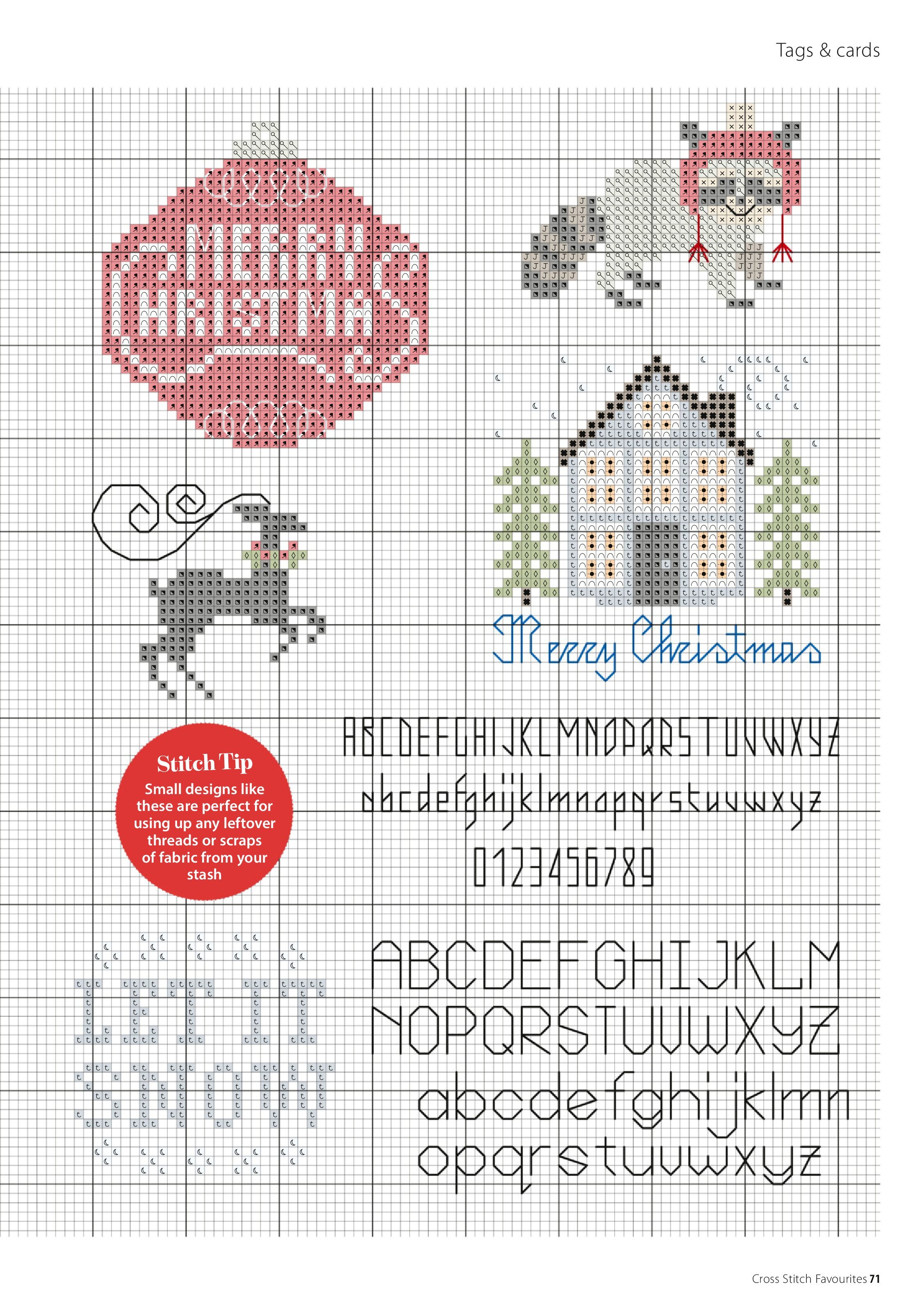 Коллекция вышивки в журнале «Cross Stitch Favourites Christmas 2023