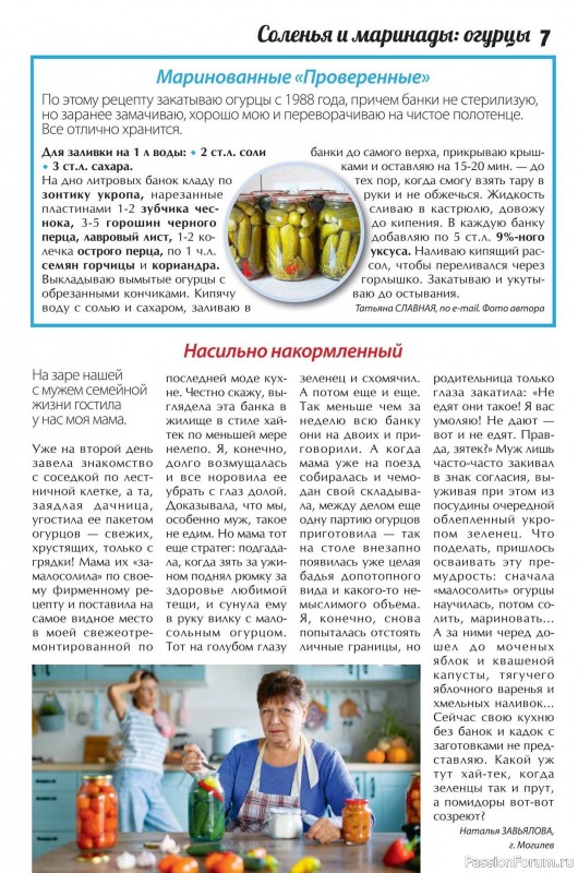 Коллекция кулинарных рецептов в журнале «Сваты. Заготовки №6 2025»