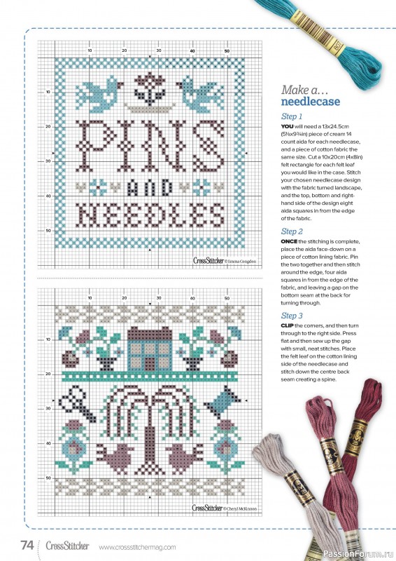 Коллекция вышивки в журнале «CrossStitcher №411 2024»