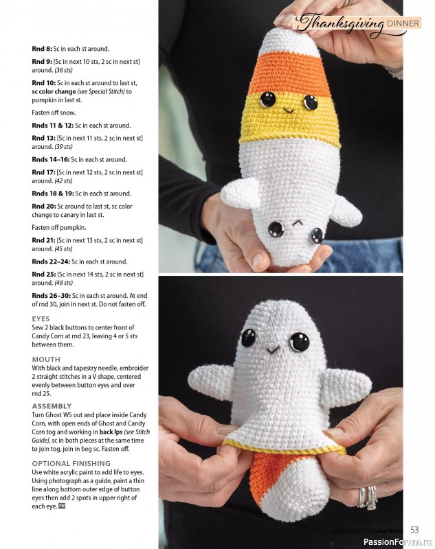 Вязаные проекты крючком в журнале «Crochet World - Autumn 2025»