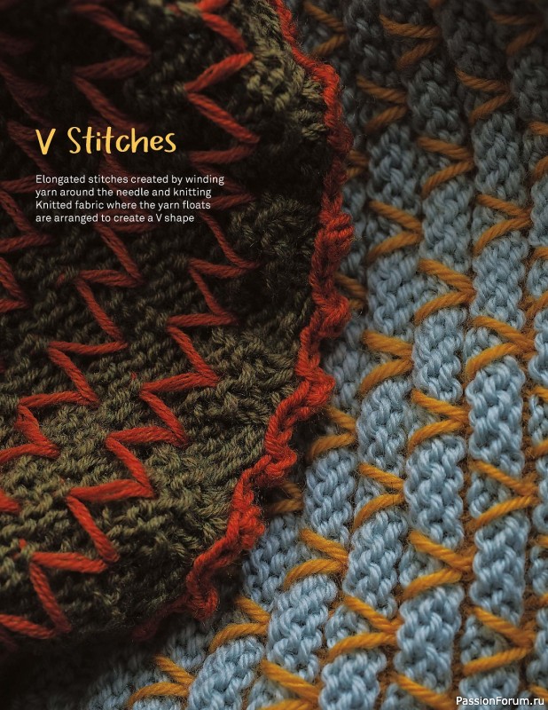 Вязаные проекты в книге «55 Fantastic Japanese Knitting Stitches»