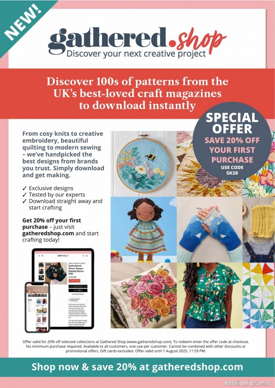 Вязаные проекты крючком в журнале «Simply Knitting №266 2025»