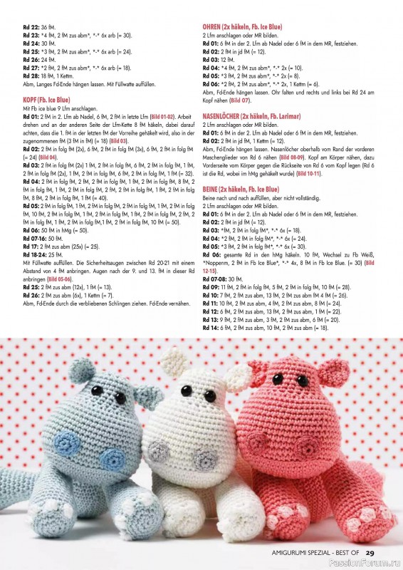 Вязаные проекты в журнале «Best of Amigurumi Spezial №1 2025»