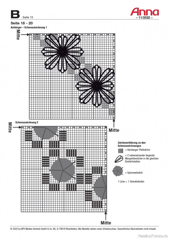 Коллекция проектов для рукодельниц в журнале «Anna №10 2022 Germany»