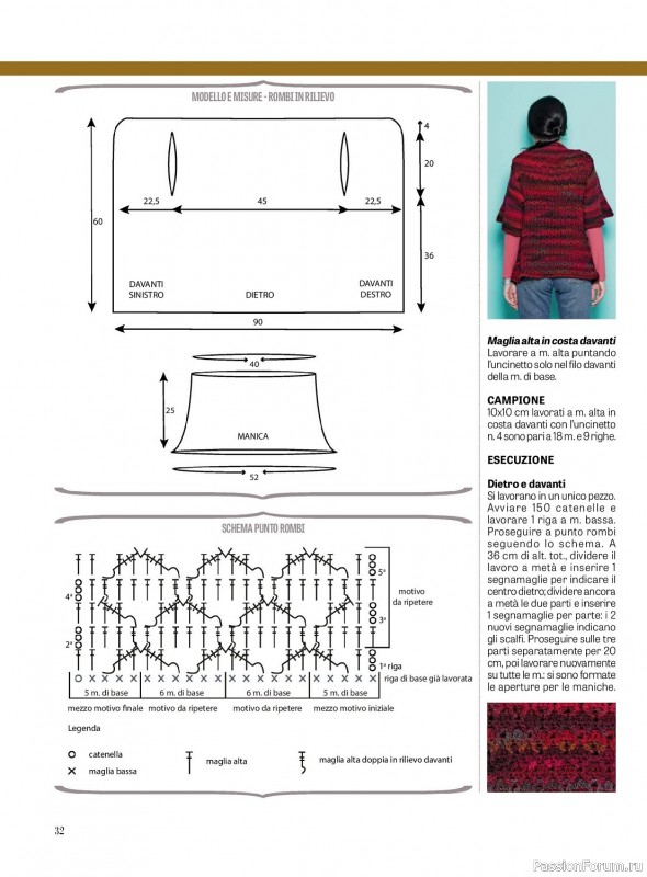 Вязаные модели в журнале «La Nuova Maglia №29 2023-20243»