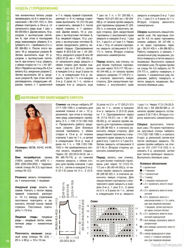 Вязаные модели в журнале «Verena. Модное вязание №2 2022»