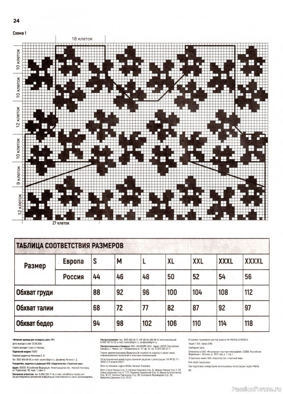 Вязаные модели в журнале «Вязаная одежда для солидных дам №4 2024»