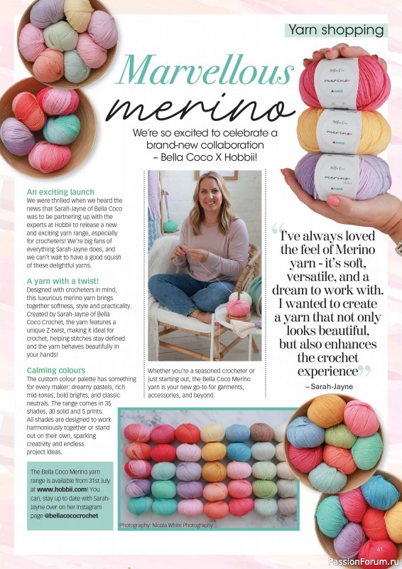 Вязаные проекты крючком в журнале «Crochet Now №123 2025»
