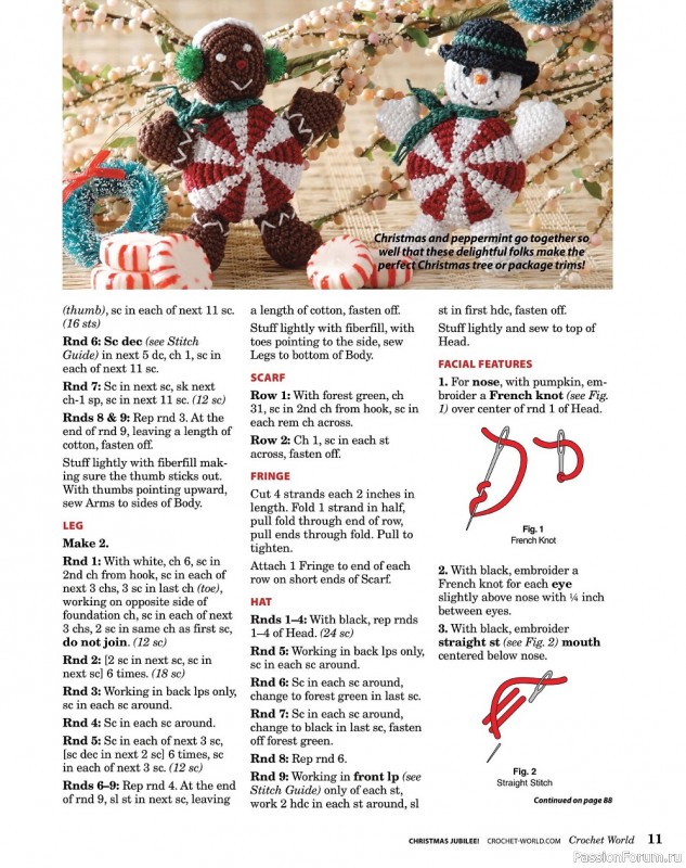 Коллекция проектов крючком в журнале «Crochet World Specials - Winter 2022»