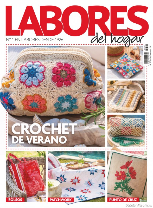 Коллекция проектов для рукодельниц в журнале &laquo;Labores del hogar №788 2025&raquo;