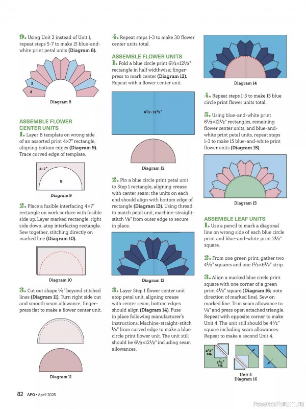 Коллекция проектов для рукодельниц в журнале «American Patchwork & Quilting №193 2025»