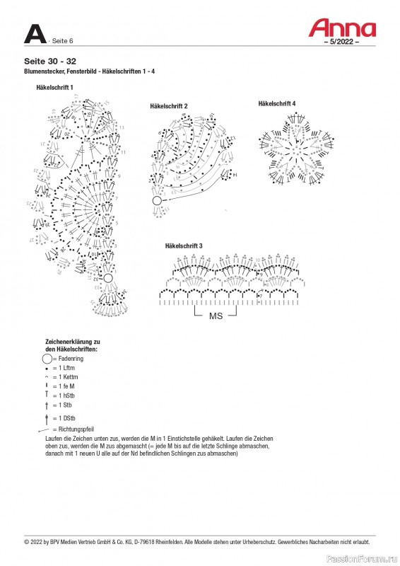 Коллекция проектов для рукодельниц в журнале «Anna №5 2022 Germany»