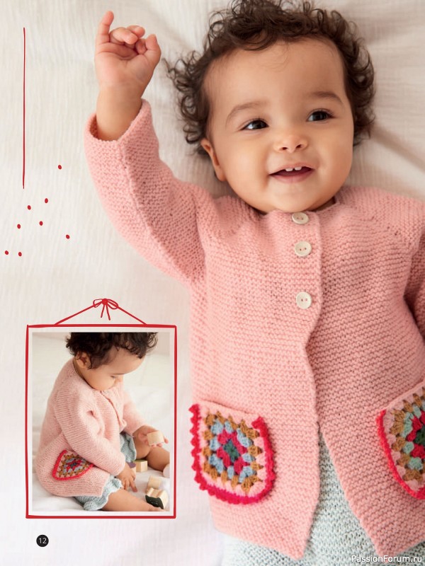 Вязаные модели для детей в журнале «Baby Maschenmode №62 2024»