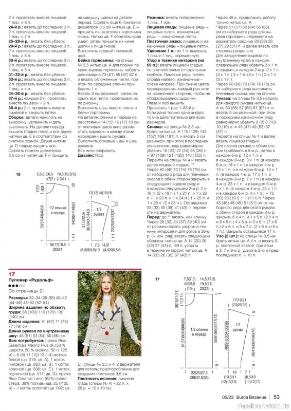 Вязаные модели в журнале «B-Вязание №5 2023»