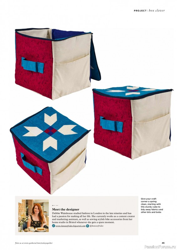 Коллекция проектов для рукодельниц в журнале «Todays Quilter №127 2025»