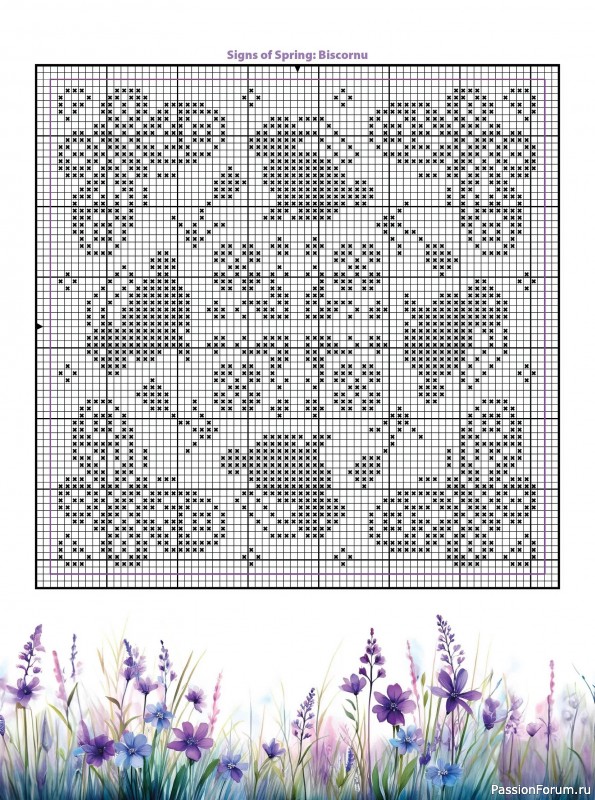 Коллекция вышивки в журнале «Just CrossStitch - Spring 2025»