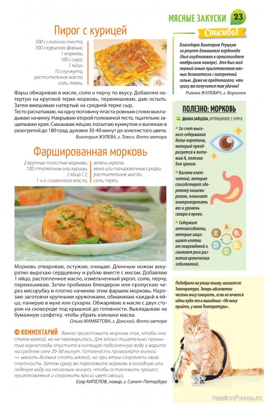 Коллекция кулинарных рецептов в журнале «Салат Салатыч №2 2025»