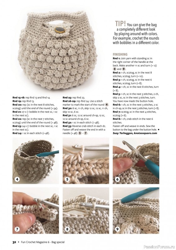 Вязаные проекты крючком в журнале «Fun Crochet Magazine №6 2022»