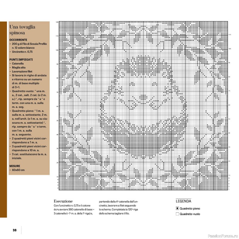 Вязаные проекты в журнале «Uncinetto Manuale Filet №15 2024»