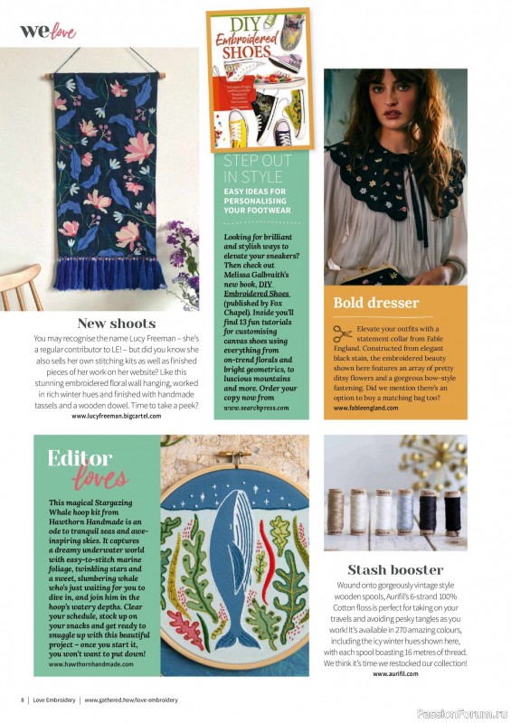 Коллекция вышивки в журнале «Love Embroidery №61 2024»