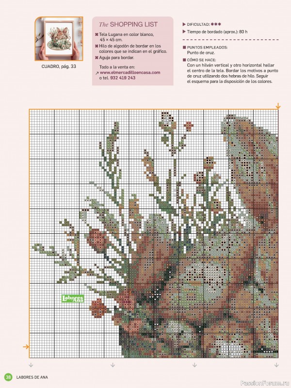 Коллекция вышивки в журнале «Labores de Ana №290 2024»