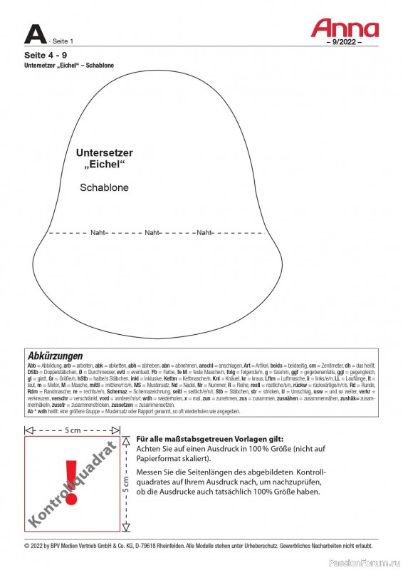 Новые техники рукоделия в журнале «Anna №9 2022 Germany»