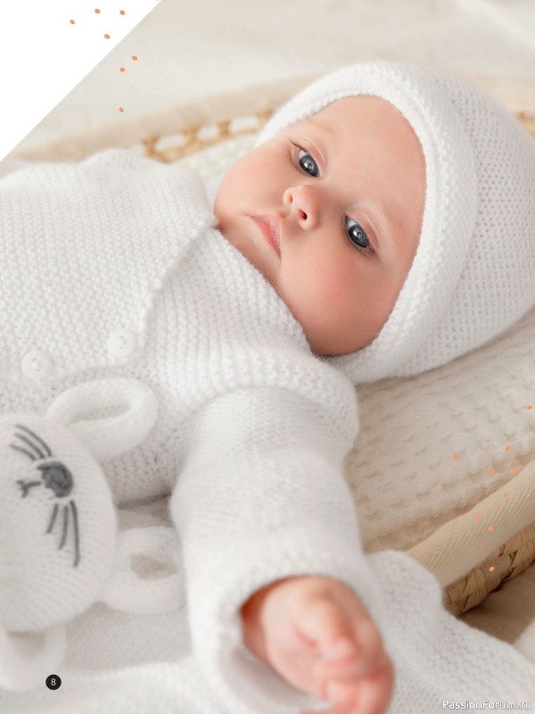 Вязаные модели для детей в журнале «Baby Maschenmode №62 2024»