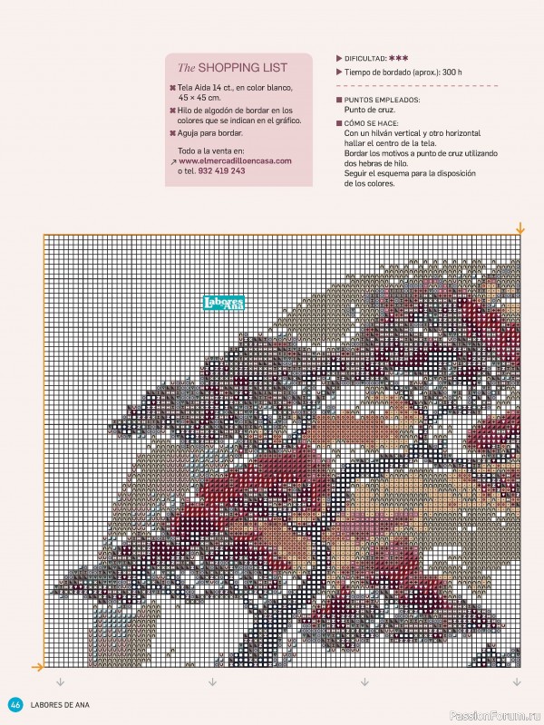 Коллекция вышивки в журнале «Labores de Ana №288 2024»