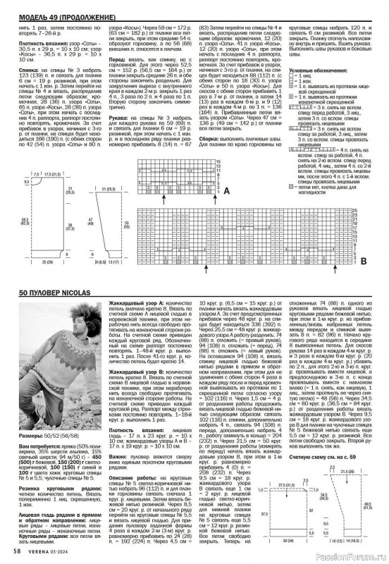 Вязаные модели в журнале «Verena №3 2024»
