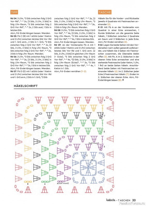 Вязаные проекты крючком в журнале «Hakeln Spezial №2 2023 - Tascen»