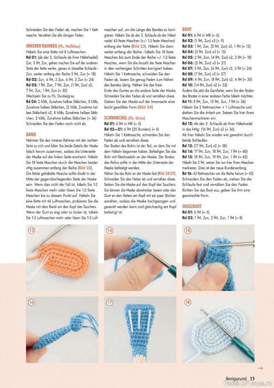 Вязаные проекты в журнале «Amigurumi Magazin №15 2024»