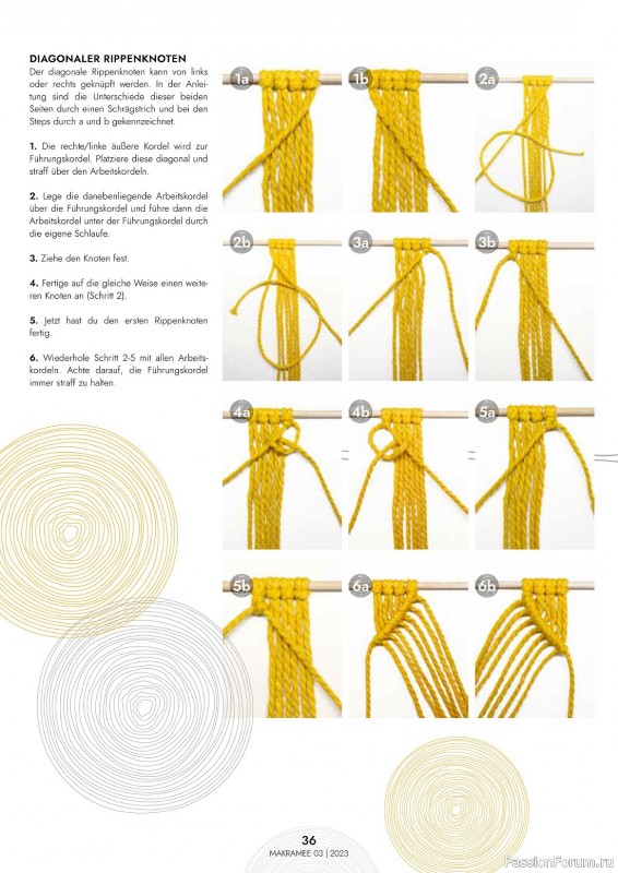 Коллекция проектов для рукодельниц в журнале «Sonderheft №3 2023 Makramee»