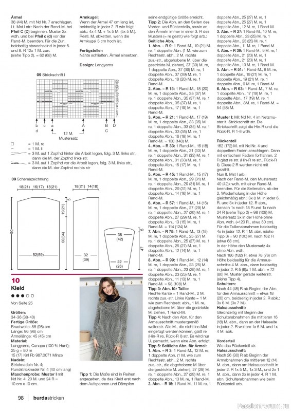 Вязаные модели в журнале «Burda Stricken №2 2020»
