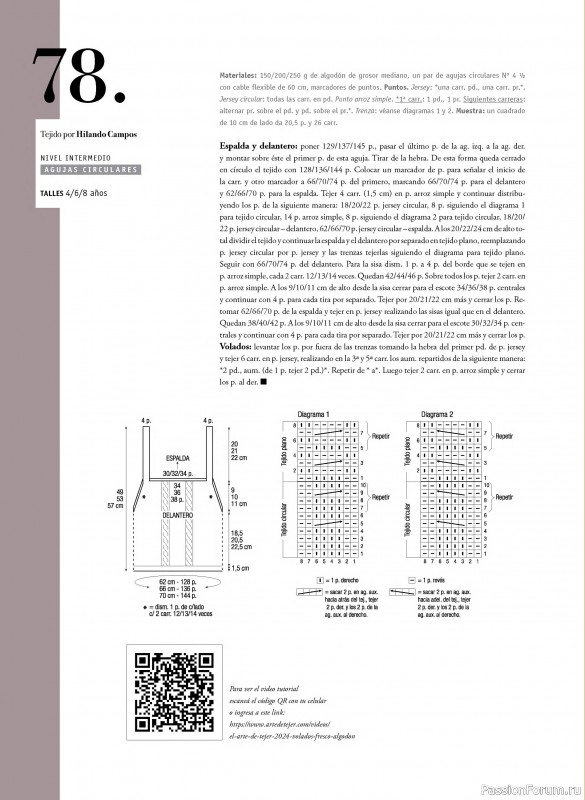 Вязаные проекты в журнале «El Arte de Tejer 2024»