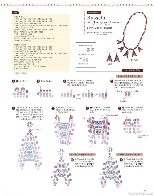 Коллекция проектов для рукодельниц в журнале «Beads Friend - Autumn 2024»