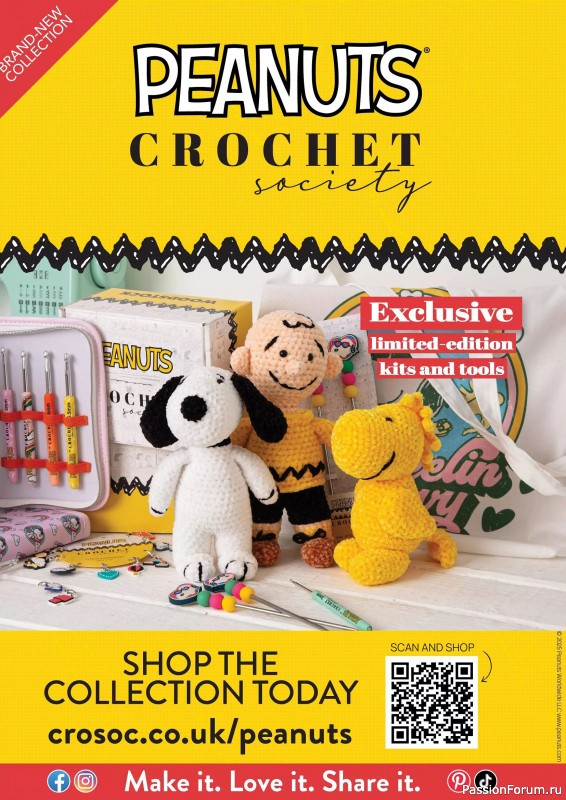 Вязаные проекты крючком в журнале «Crochet Now №123 2025»